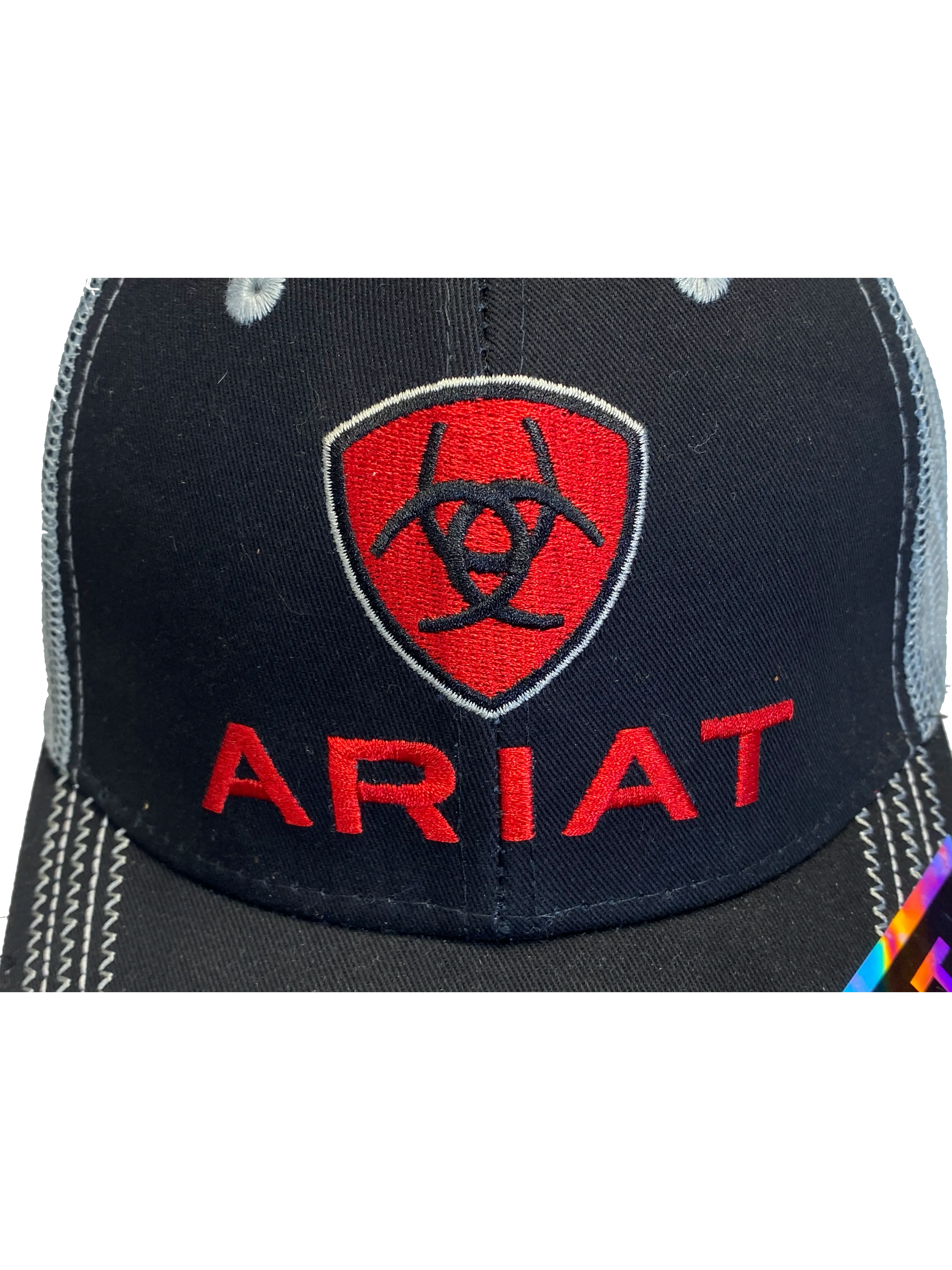 Ariat Red Logo Trucker Cap