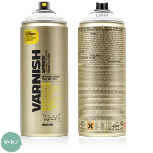 ARTISTS VARNISH SPRAY – MONTANA – Acrylic based – T1010 Matte – 400ml