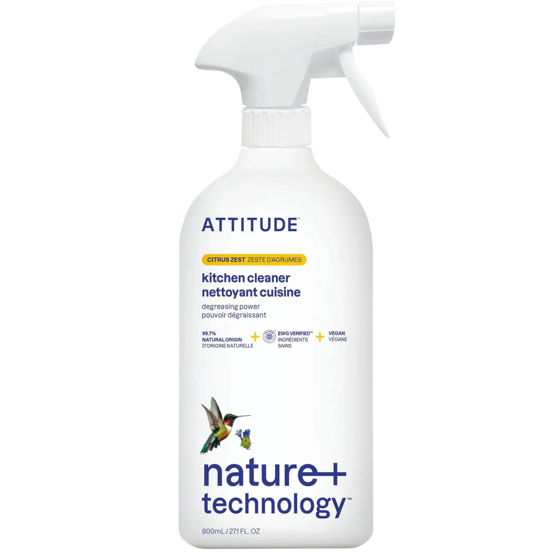 Attitude Nature  Kitchen Cleaner Citrus Zest 800ml