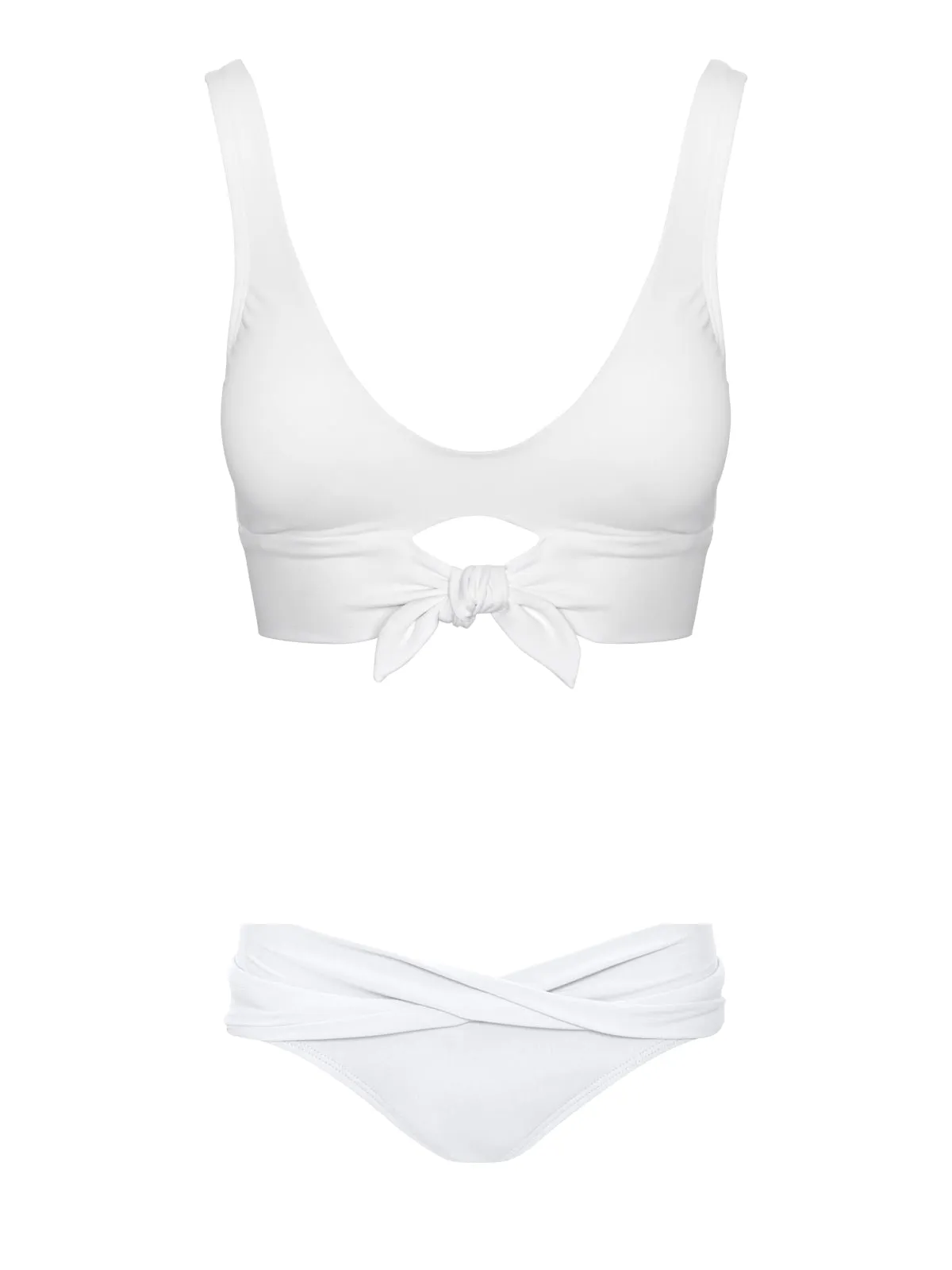Ava Over Shoulder-Ava Twist Bikini ::RET