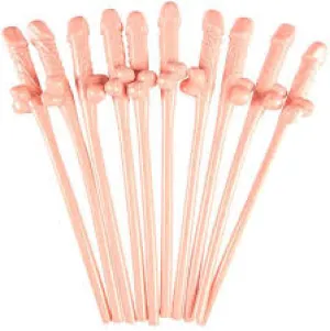Bachelorette Party Penis Sipping Straws
