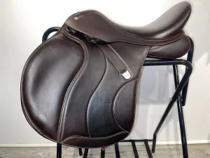 Bates All Purpose  Saddle with Luxe Leather 17in