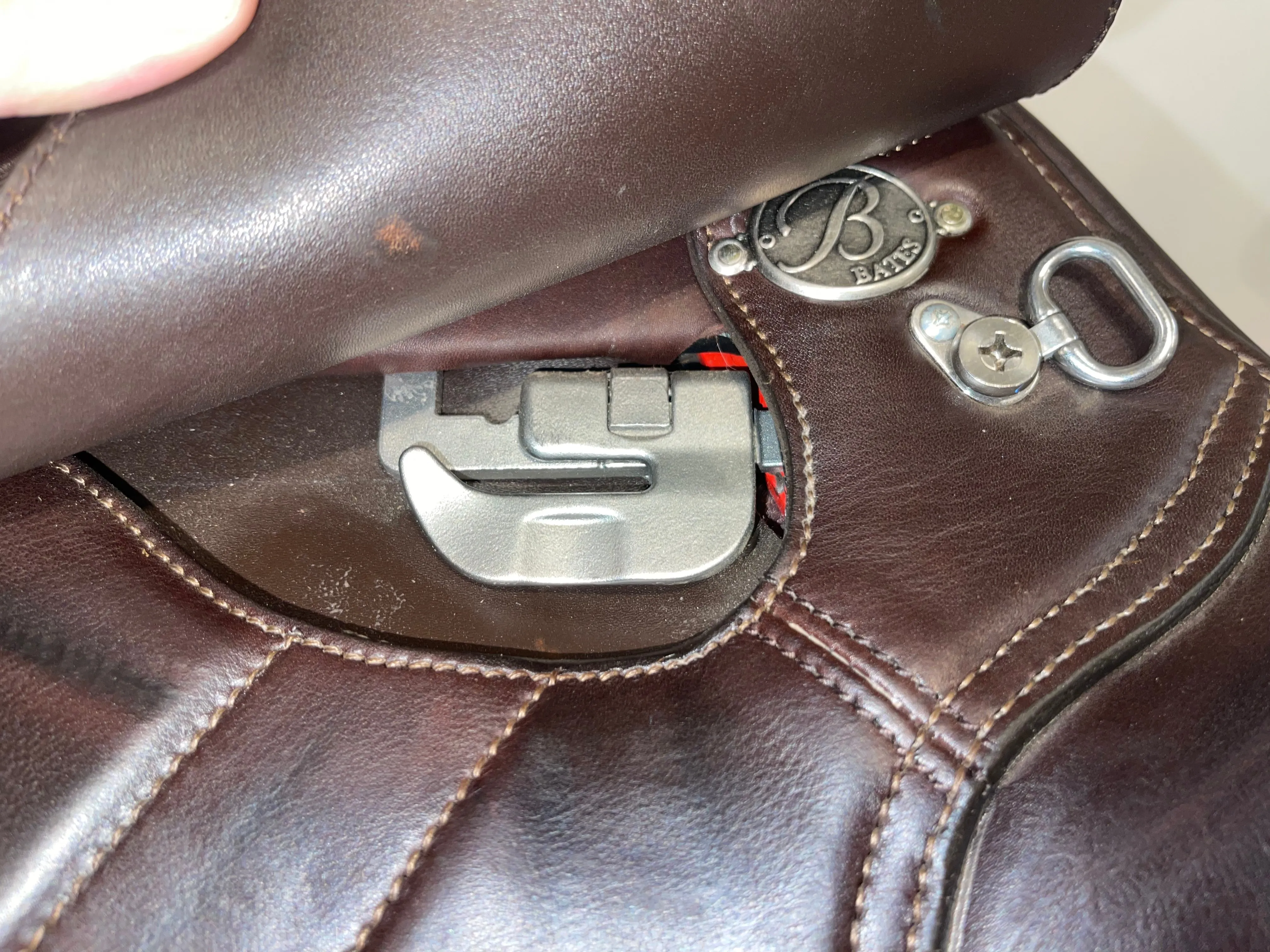 Bates All Purpose  Saddle with Luxe Leather 17in