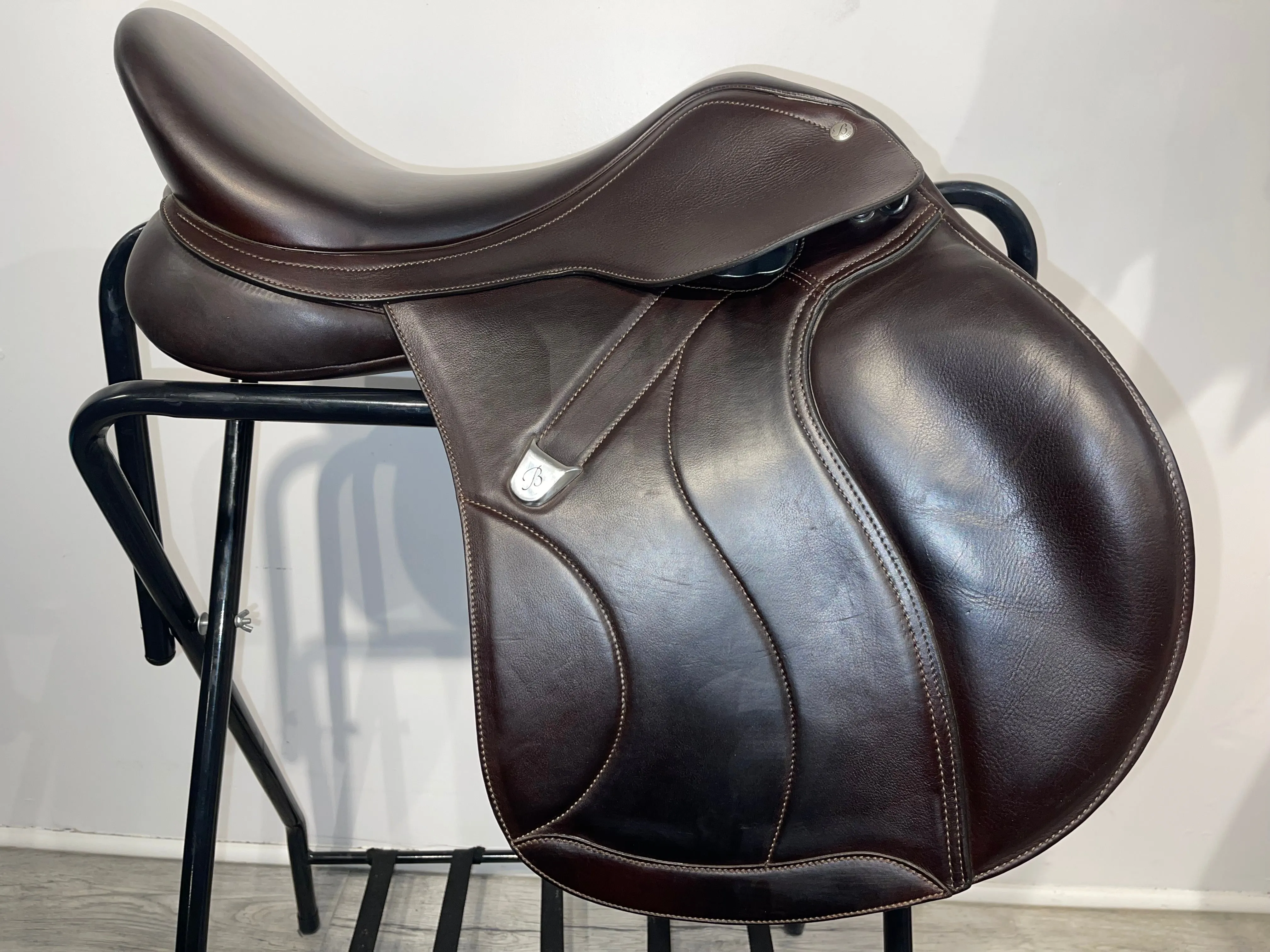 Bates All Purpose  Saddle with Luxe Leather 17in