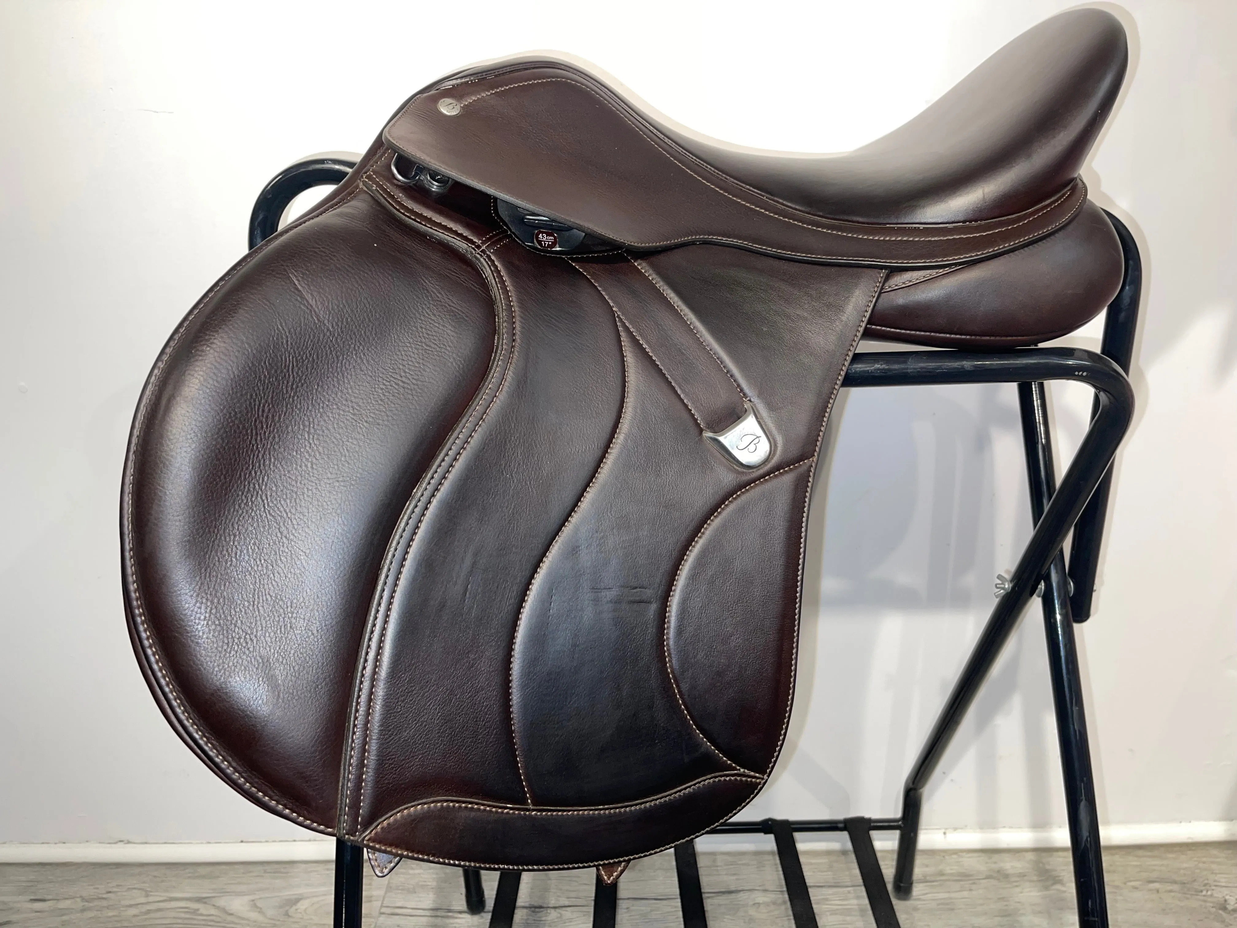 Bates All Purpose  Saddle with Luxe Leather 17in