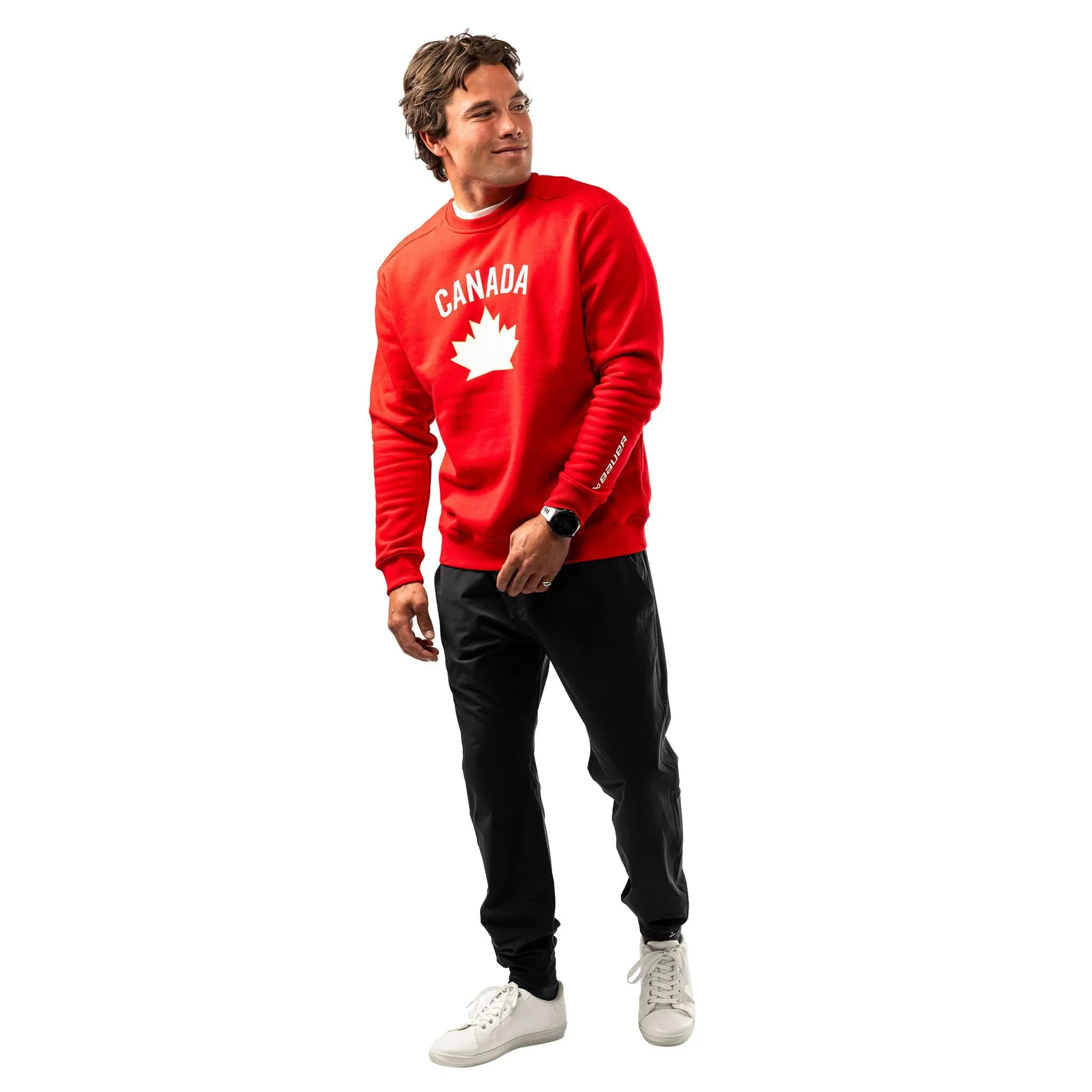 Bauer Hockey Canada Core Crew Neck Shirt - Red