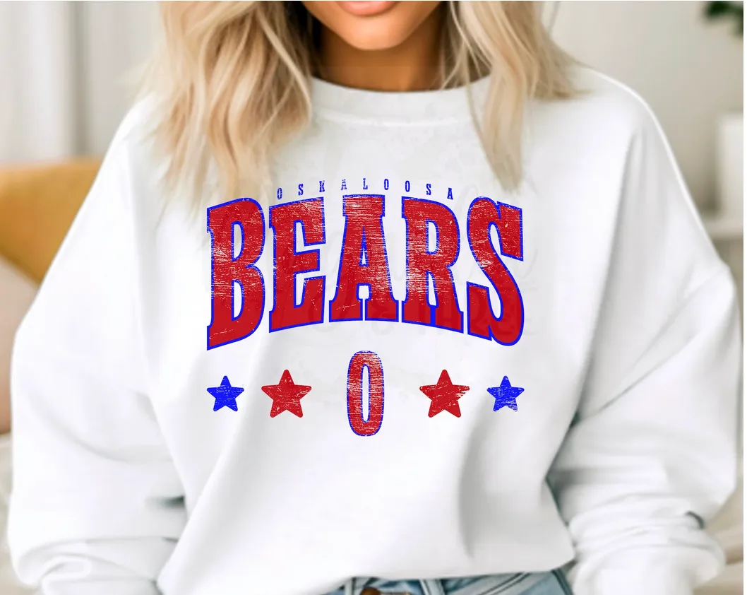 Bears Distressed Stars (M151)