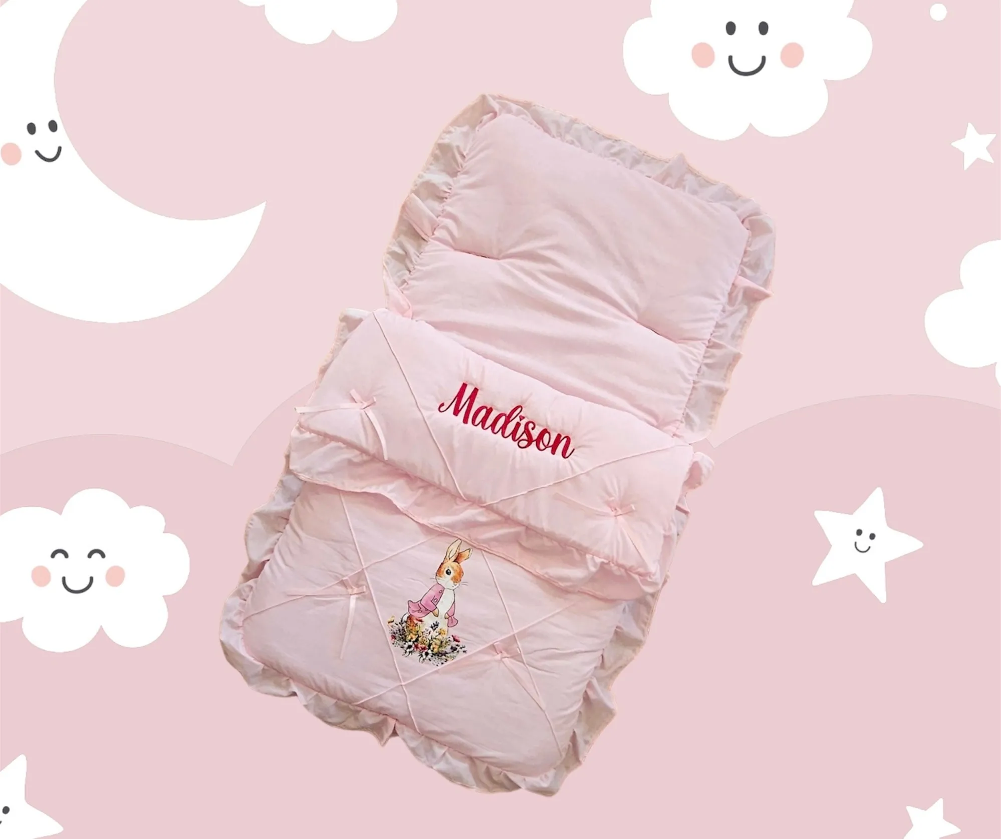 Beatrix potter flopsy bunny  padded  cosytoes footmuff
