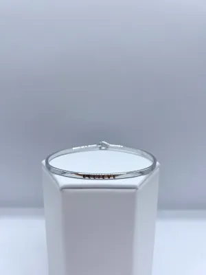 Believe Bracelet, Silver