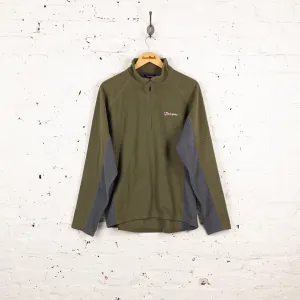 Berghaus 1/4 Zip Fleece - Green - L