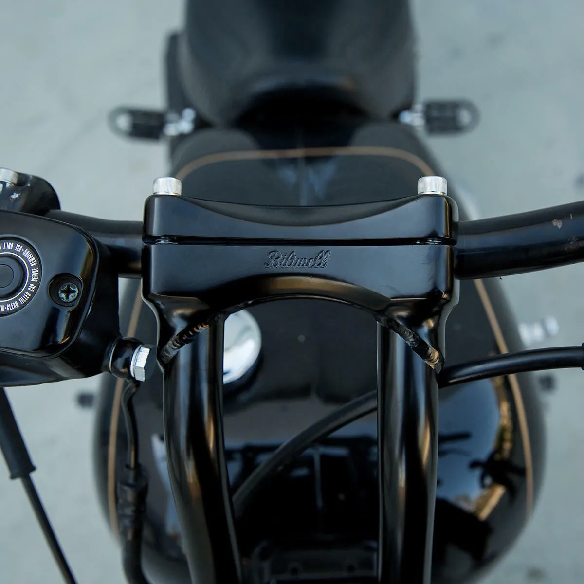Biltwell Murdock Pullback Risers Black - 12"