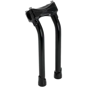 Biltwell Murdock Pullback Risers Black - 12"