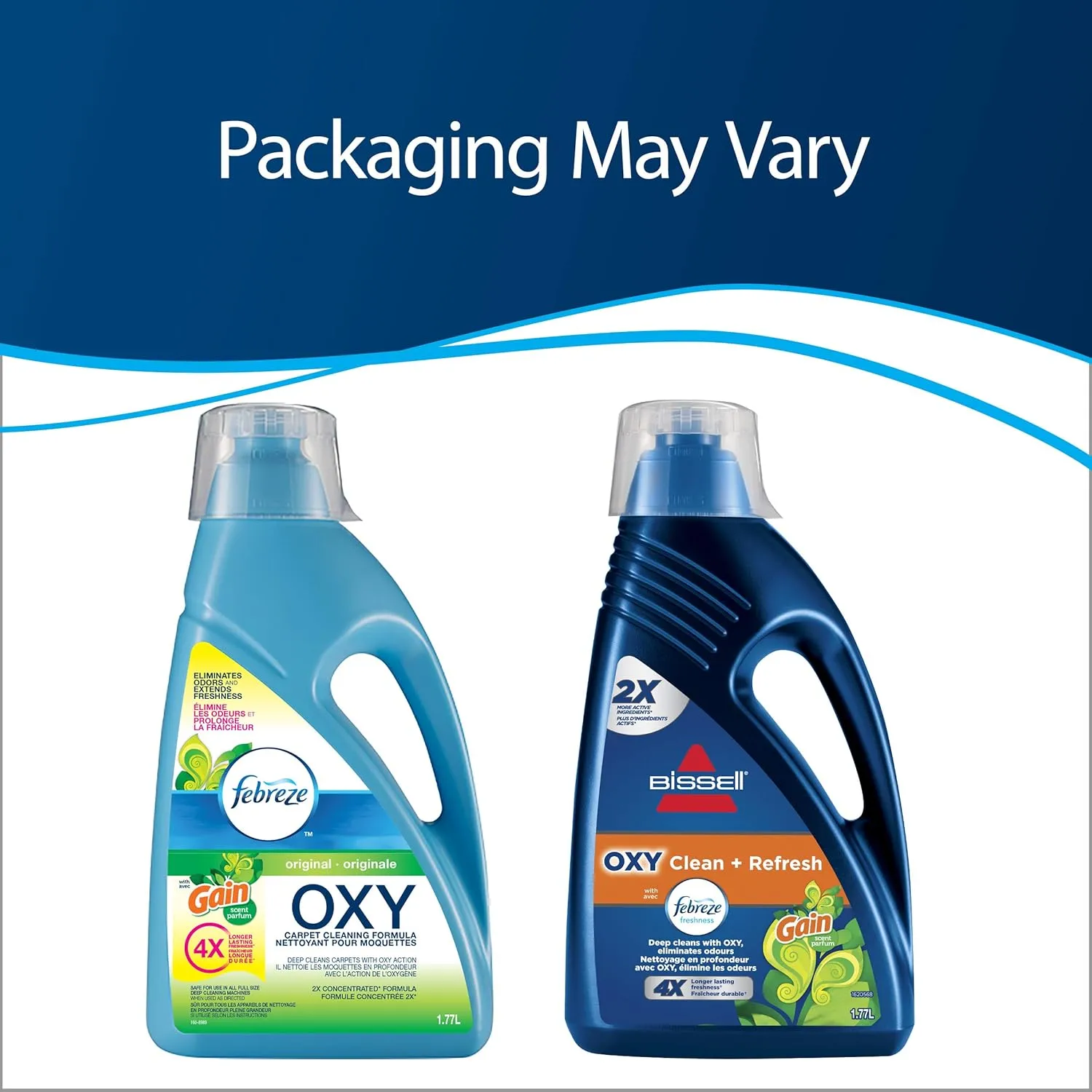 Bissell Febreze with Gain Oxy - Machine Formula - Pack of 2 x 60 Oz - Canadian Distribution