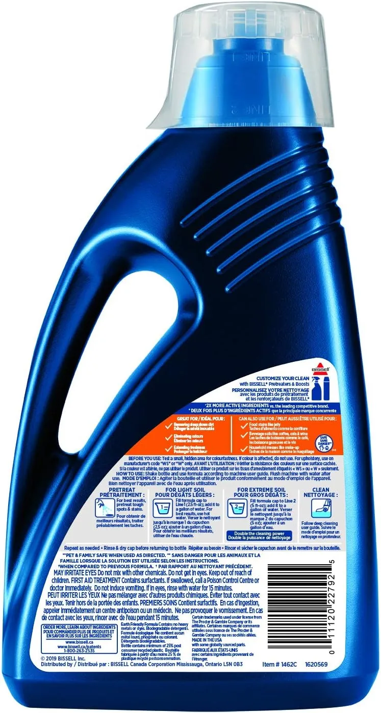 Bissell Febreze with Gain Oxy - Machine Formula - Pack of 2 x 60 Oz - Canadian Distribution