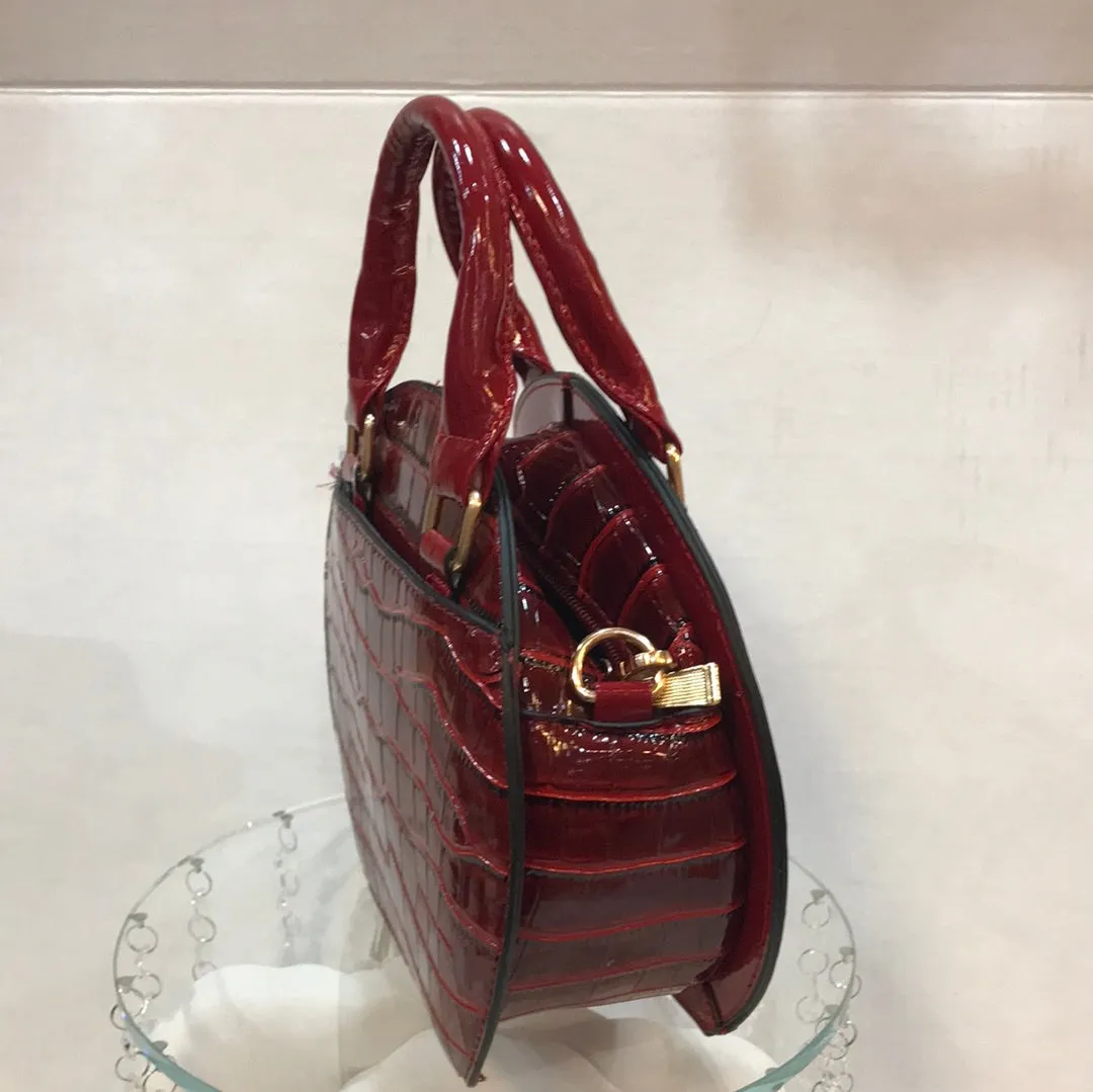 Black Cherry Red Purse and Wallet