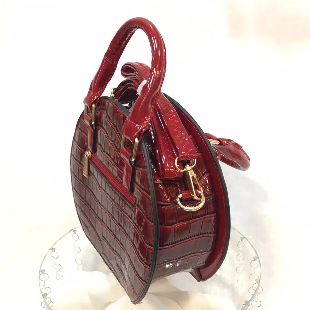 Black Cherry Red Purse and Wallet