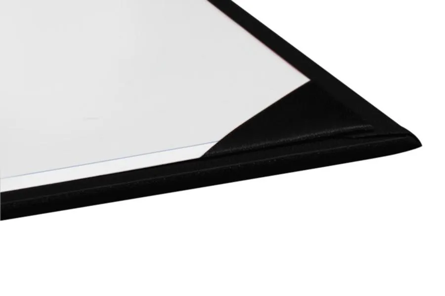 Black Imprinted Graduation Diploma Cover - College & High School Diploma Covers