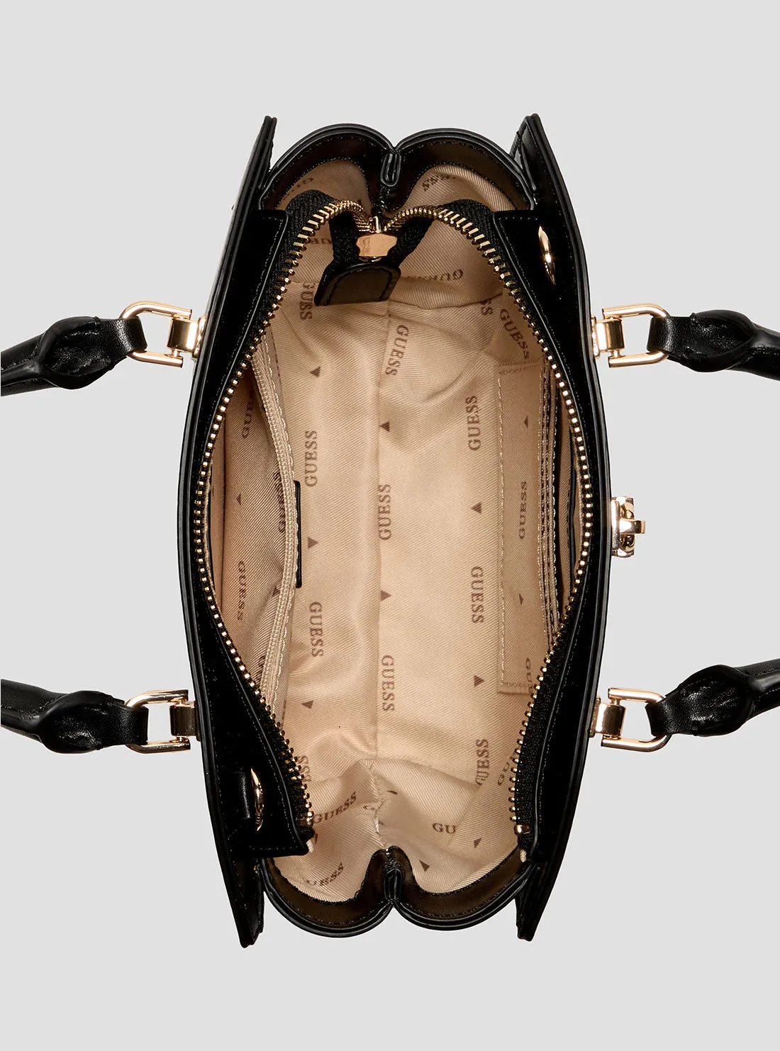 Black Queensland Mini Satchel Bag