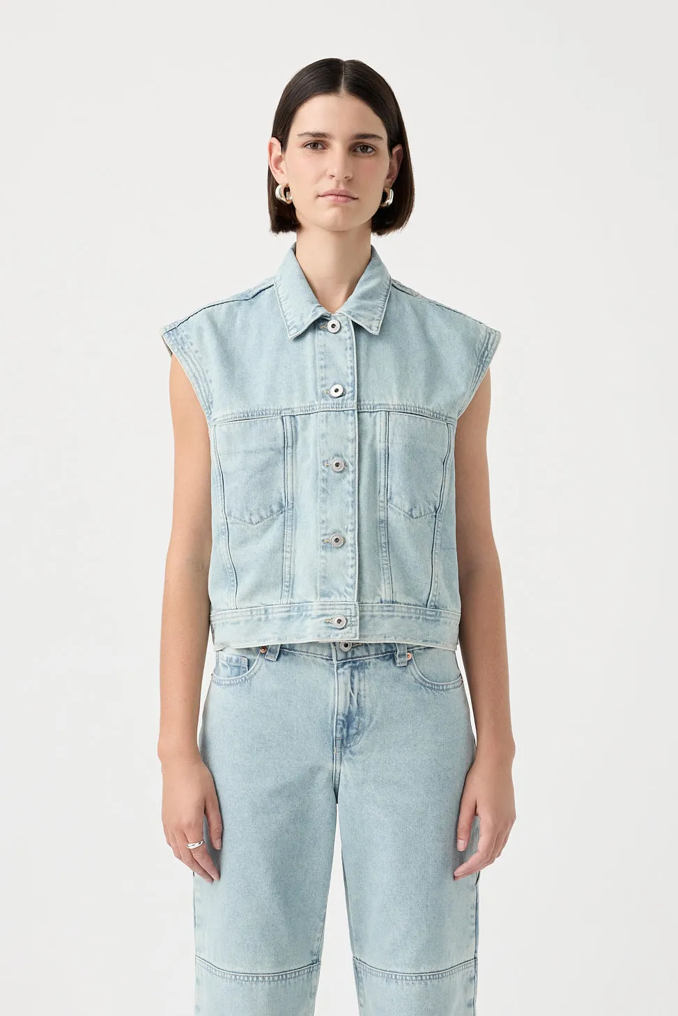 Blake Cropped Vest