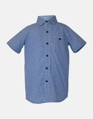 Blake: Textured check shirt