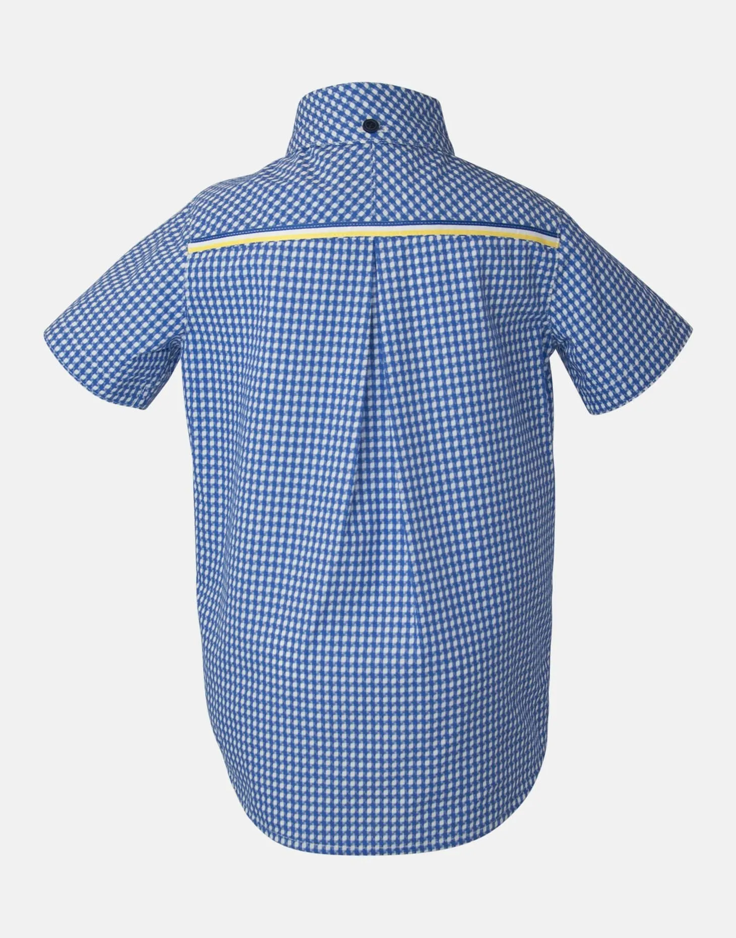 Blake: Textured check shirt
