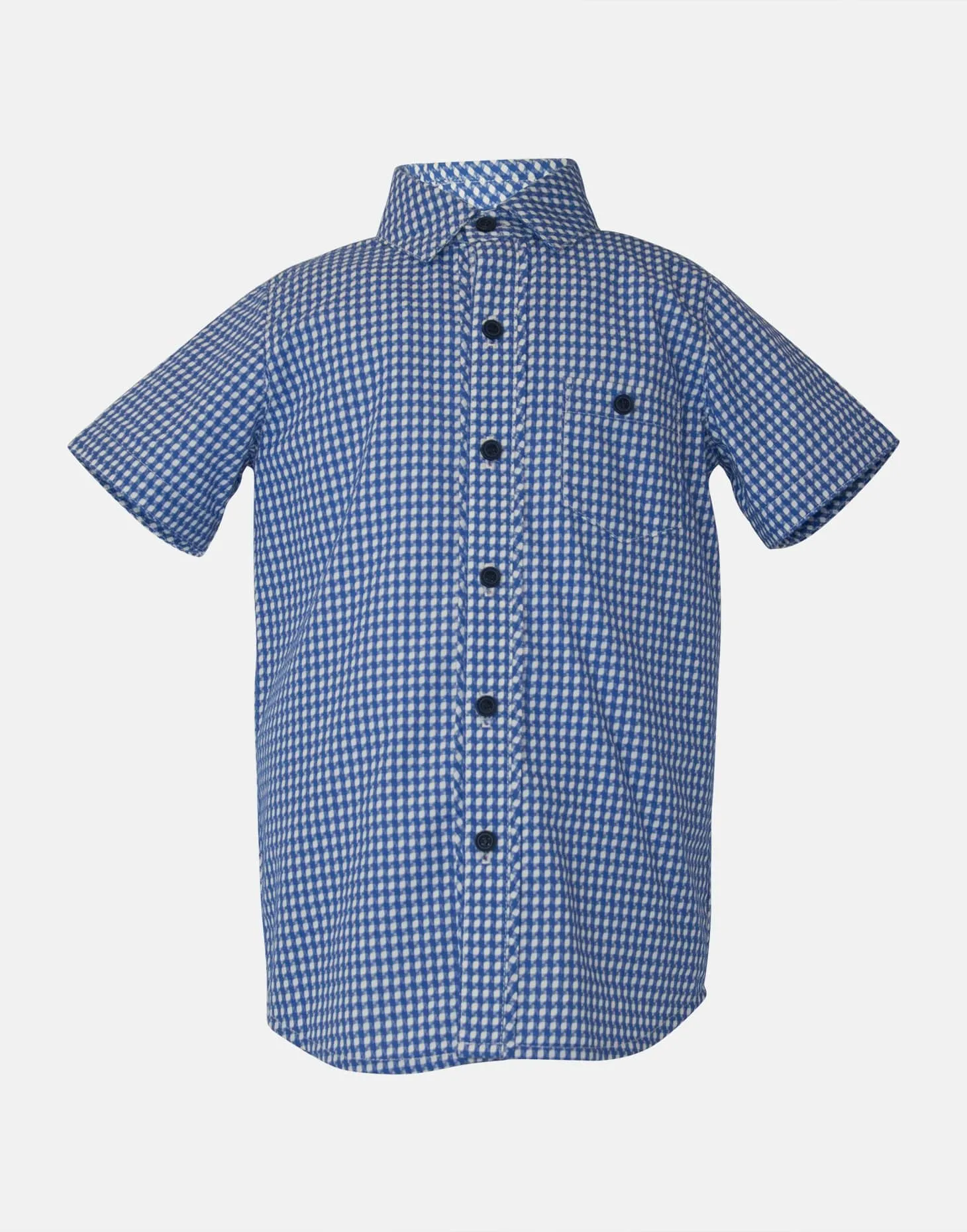 Blake: Textured check shirt