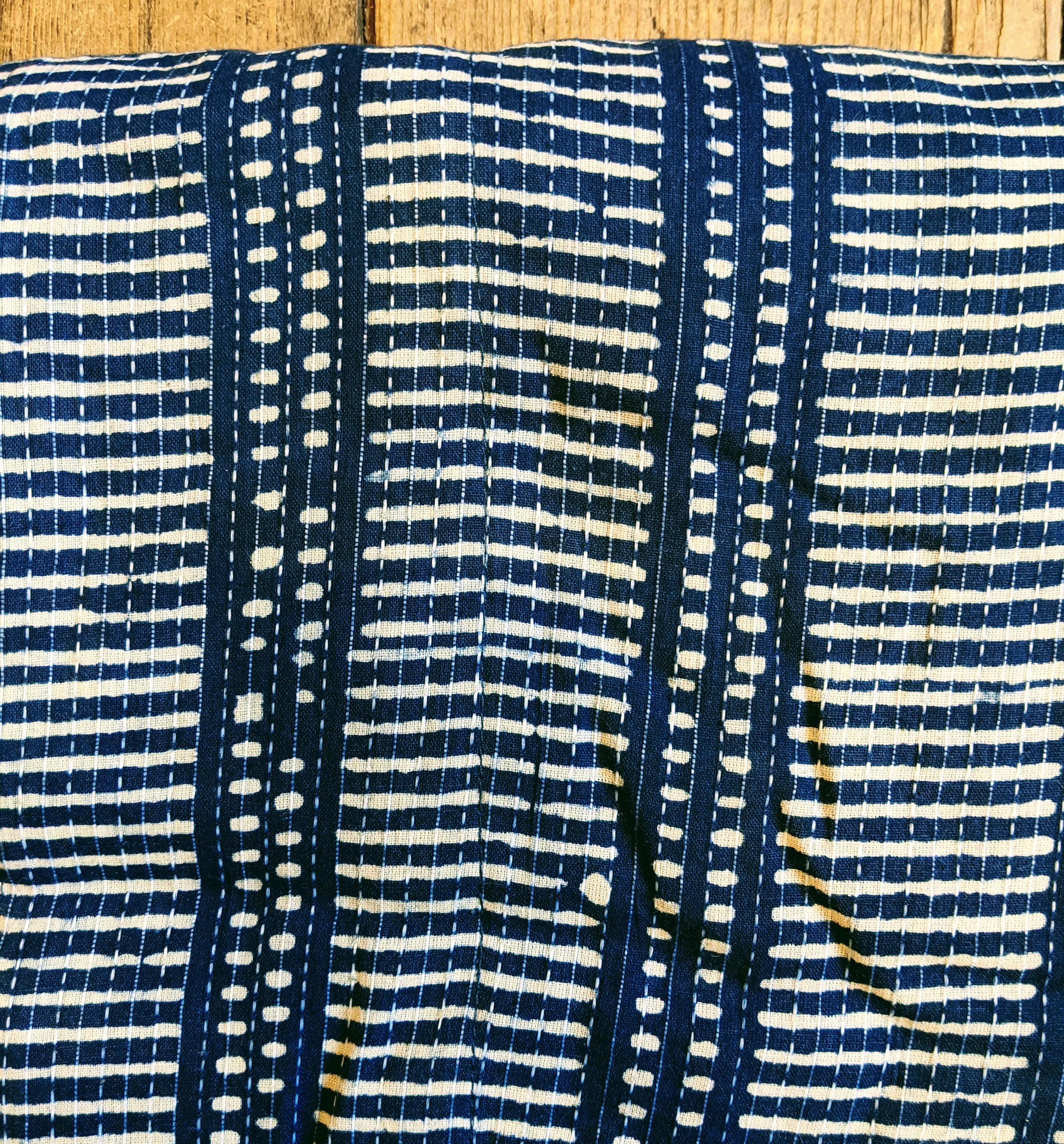 Block printed cotton dressing gown *SALE PRICE