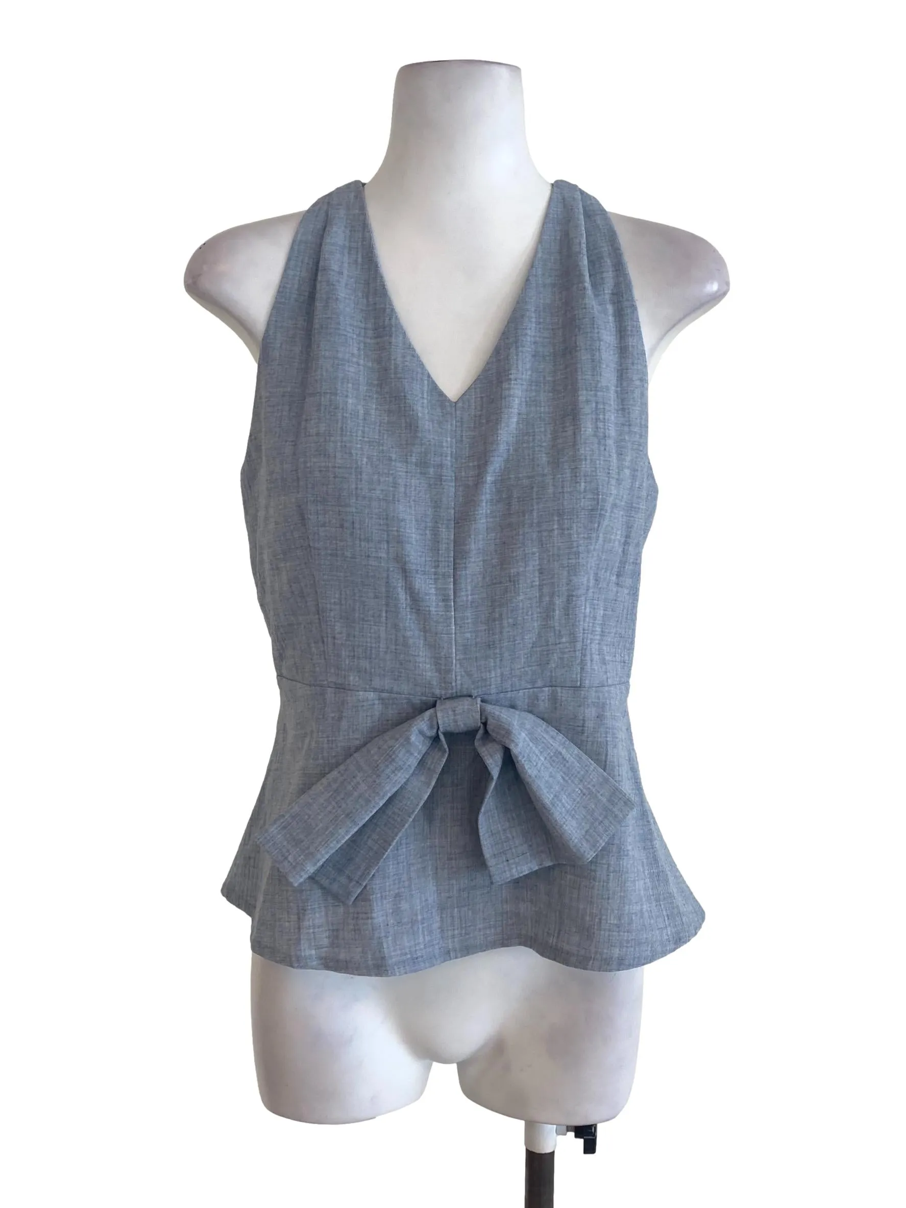 Blue Textured Top