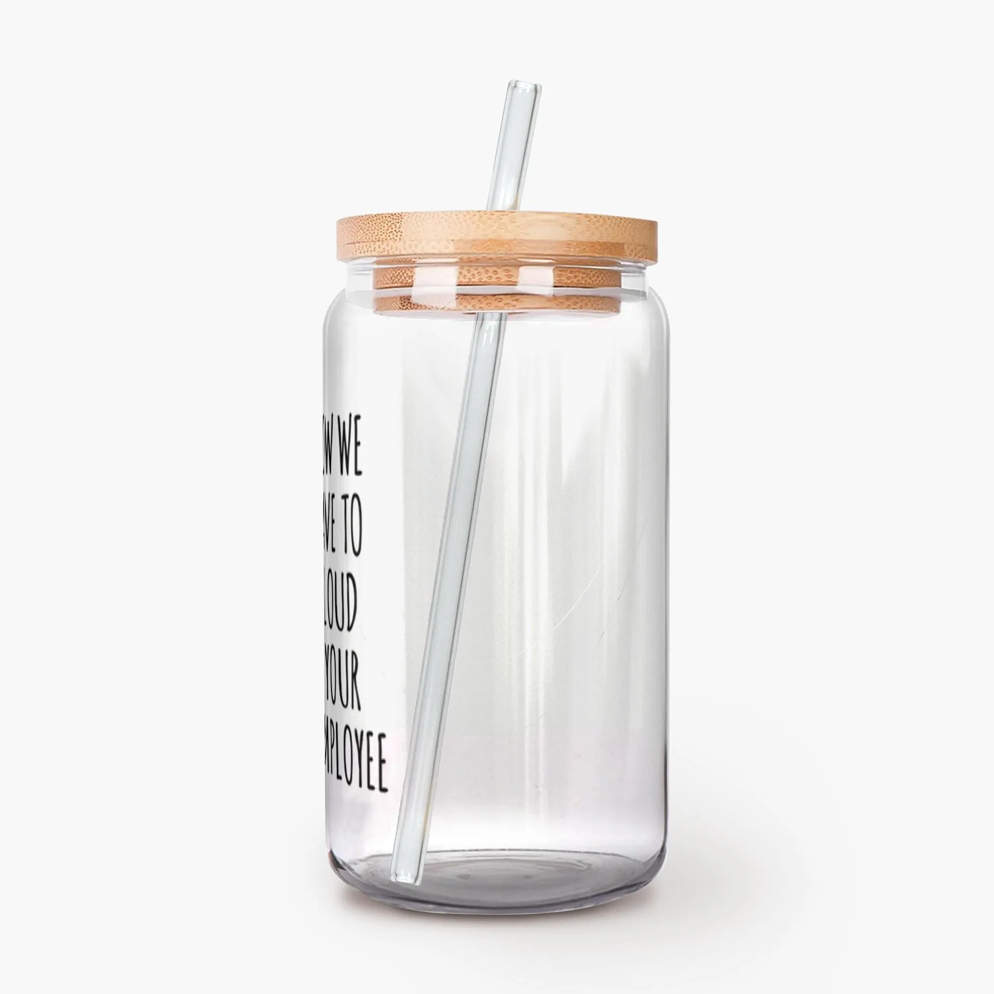 Boss Christmas Gift Boss's Day Gift for Boss Mug Office Humor Happy Bosses Day Boss Tumbler Can Shaped Glass