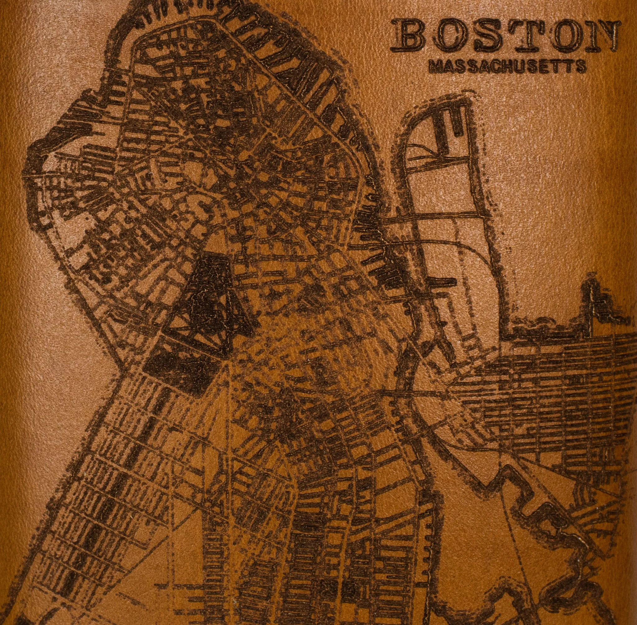 Boston Map Flask
