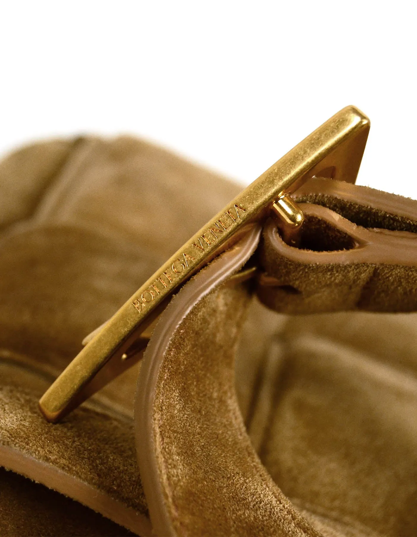 Bottega Veneta Caramel Tan Maxi Intrecciato Suede Padded Cassette Bag