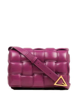 Bottega Veneta Cinnabar Maxi Intrecciato Padded Cassette Crossbody Bag