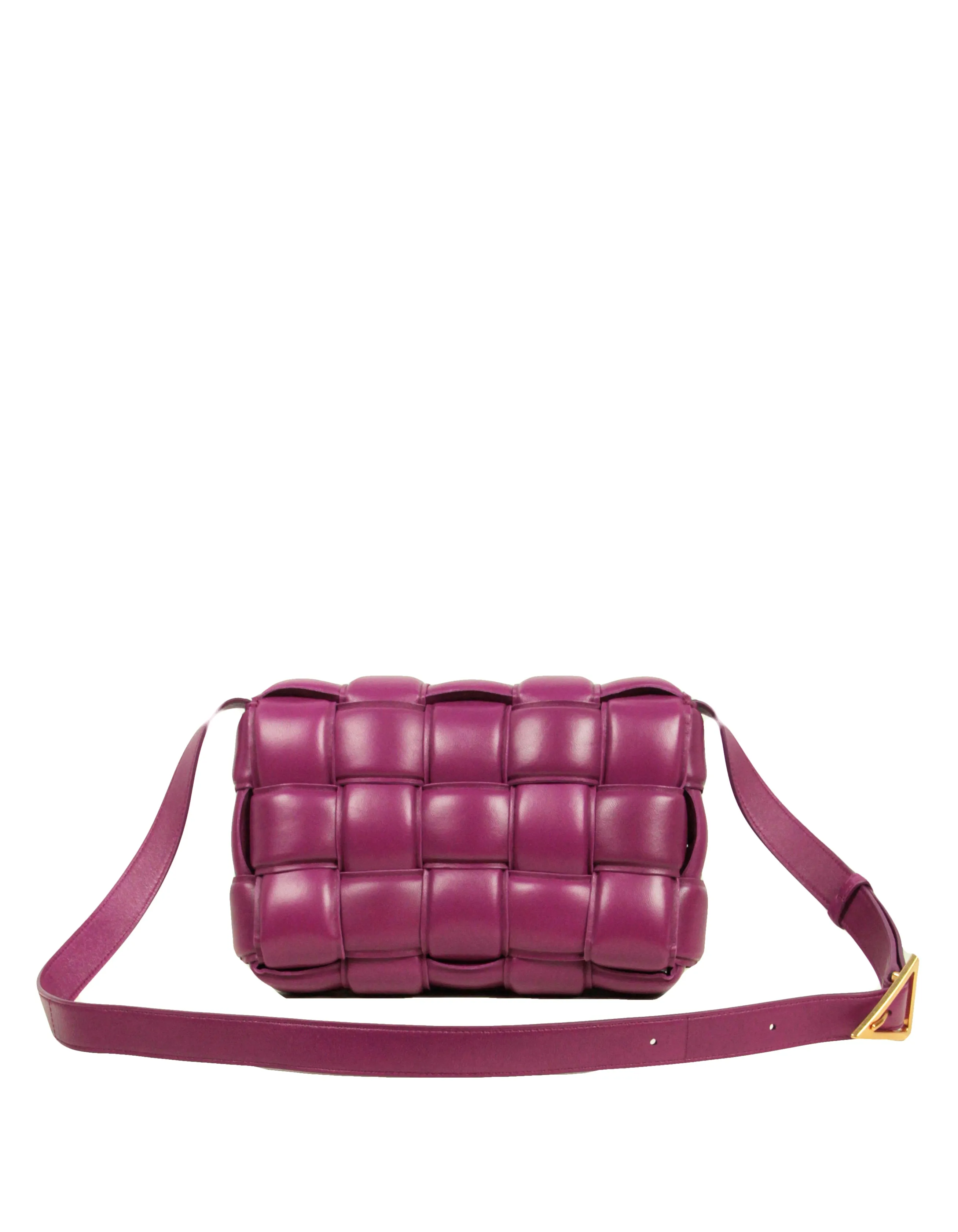 Bottega Veneta Cinnabar Maxi Intrecciato Padded Cassette Crossbody Bag