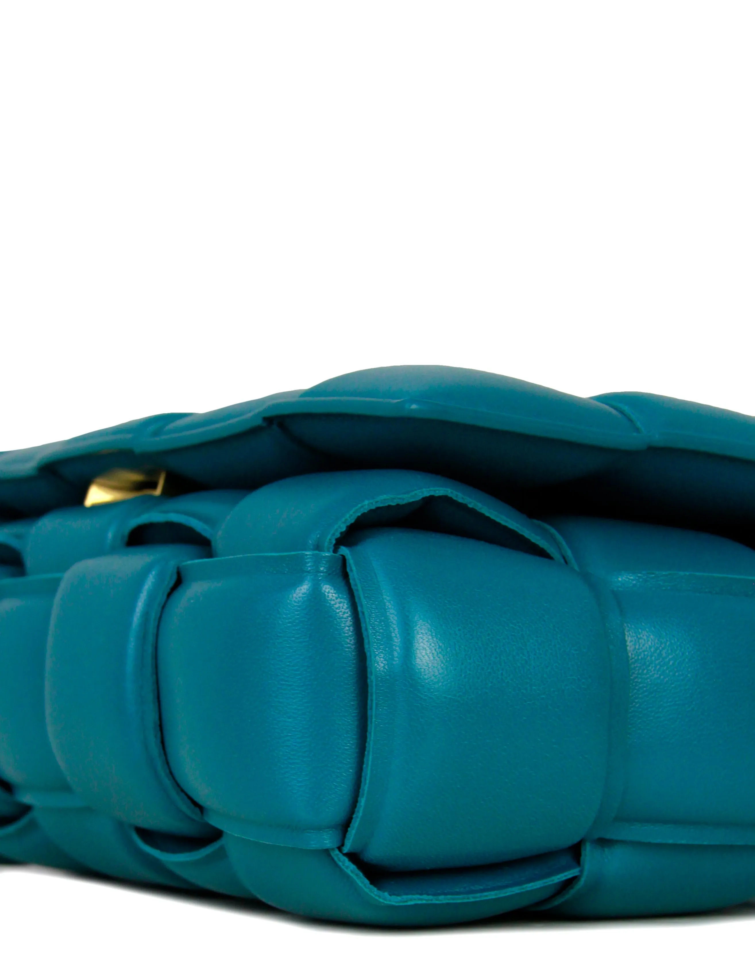Bottega Veneta Mallard Intrecciato Leather Padded Cassette Bag
