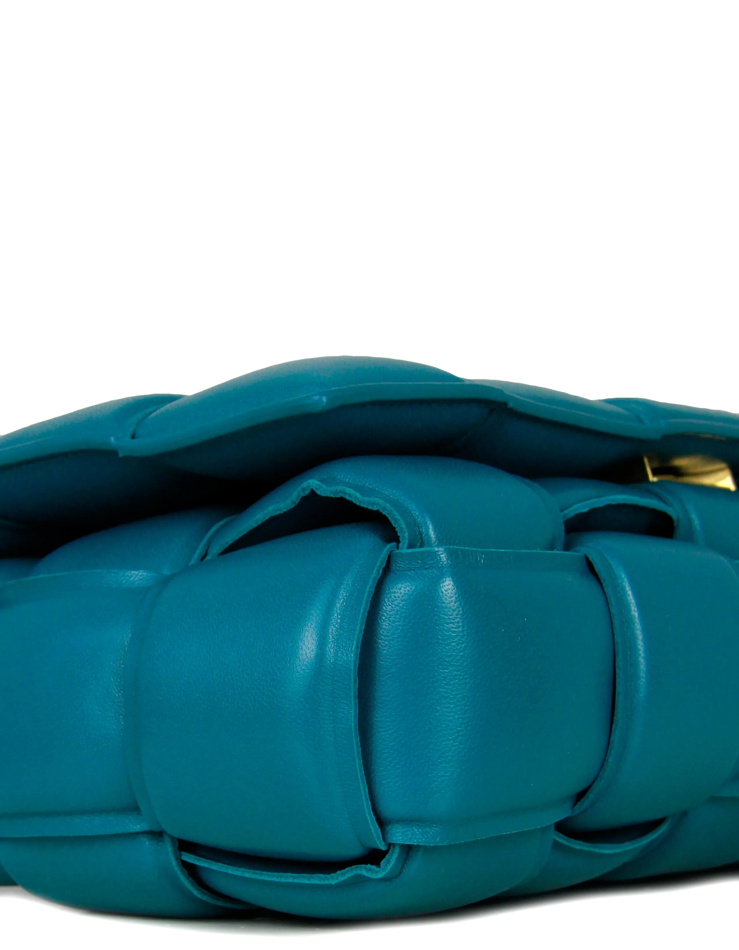 Bottega Veneta Mallard Intrecciato Leather Padded Cassette Bag