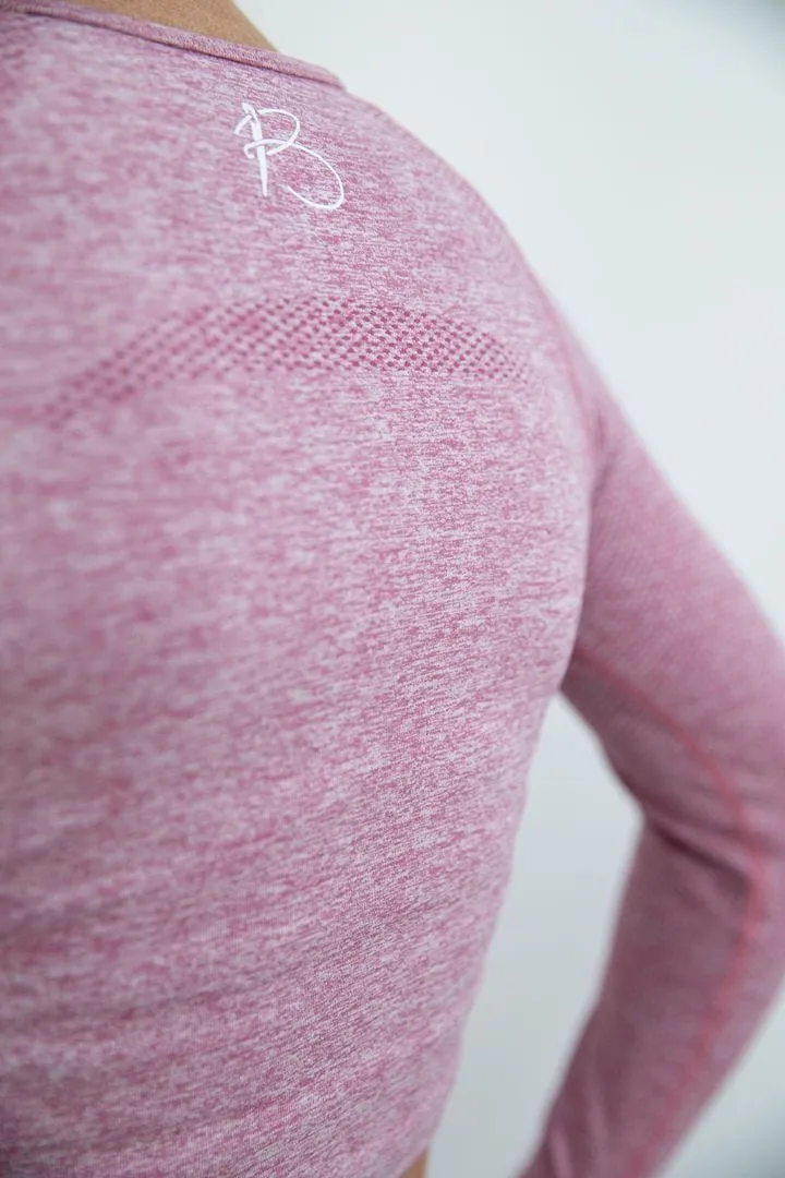 botthms Seamless Pink Yoga Set