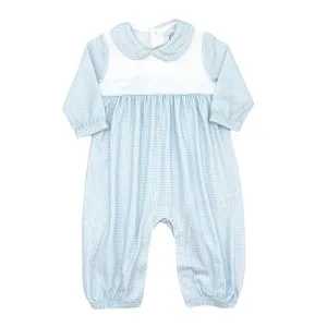 Boys Pima Collared Romper