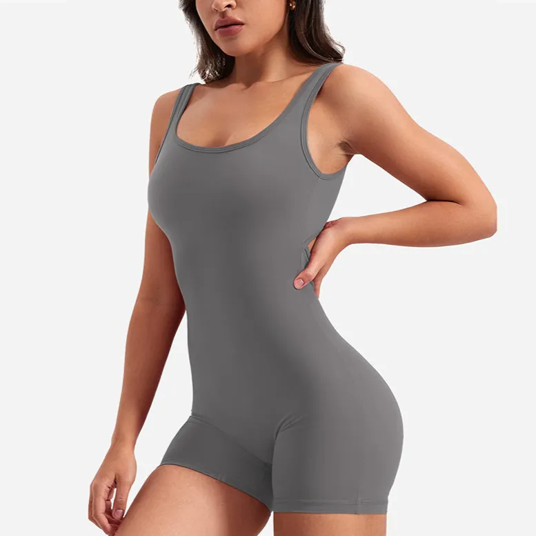 Braless padded yoga jumpsuit