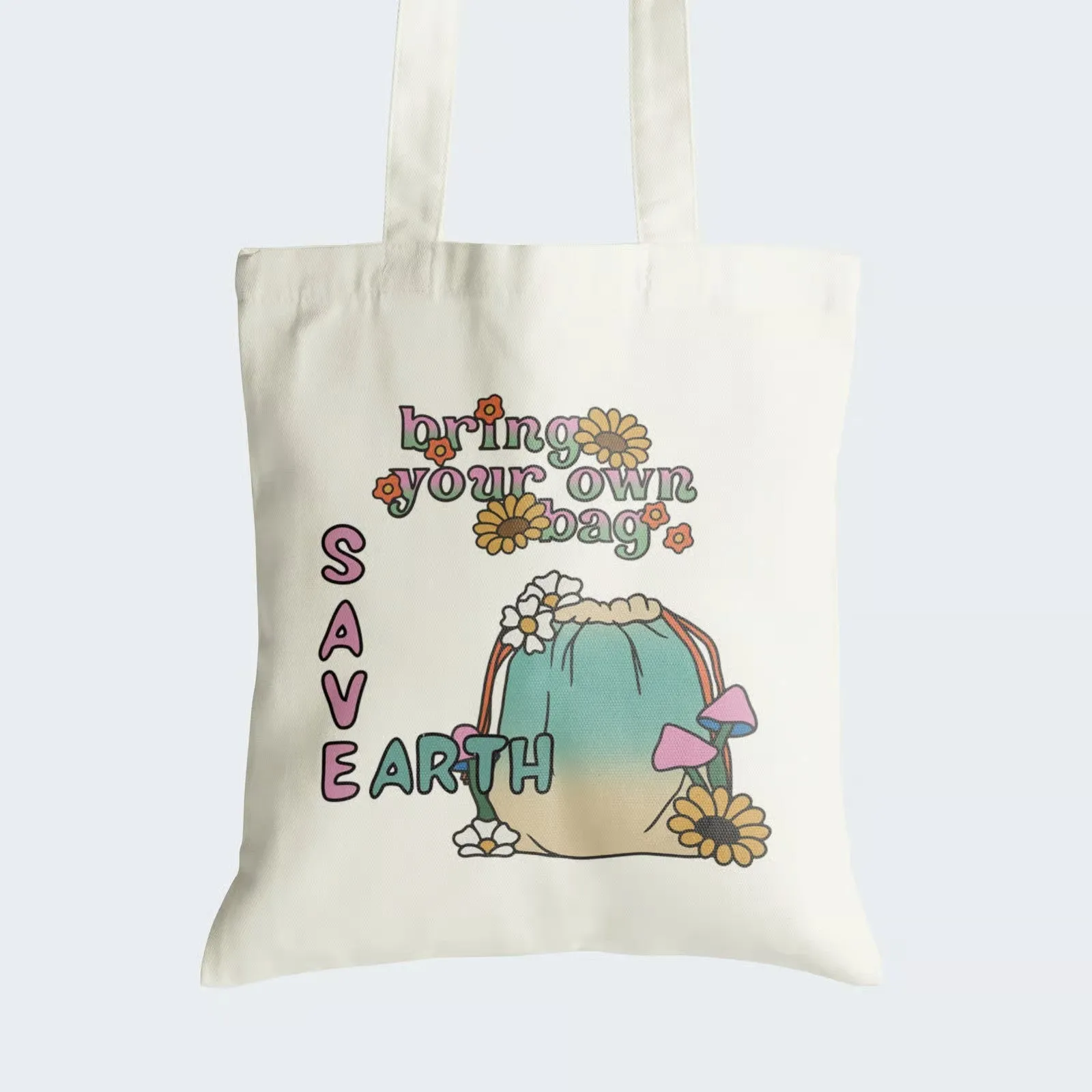 Bring Your Own Bag Tote Bag With Zipper