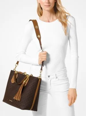 Brooklyn Large Logo Satchel