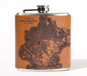 Brooklyn Map Flask