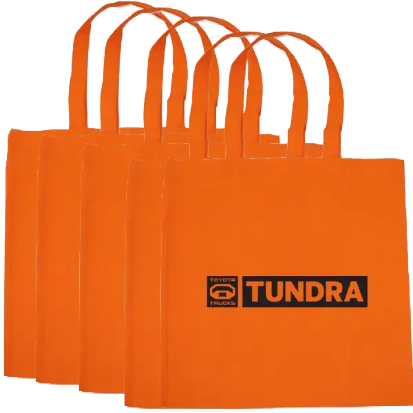 Budget Tote Bundle - 100 Bags- Your Choice of Imprint and Color