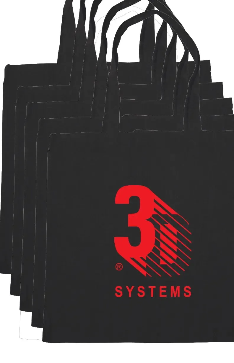 Budget Tote Bundle - 100 Bags- Your Choice of Imprint and Color