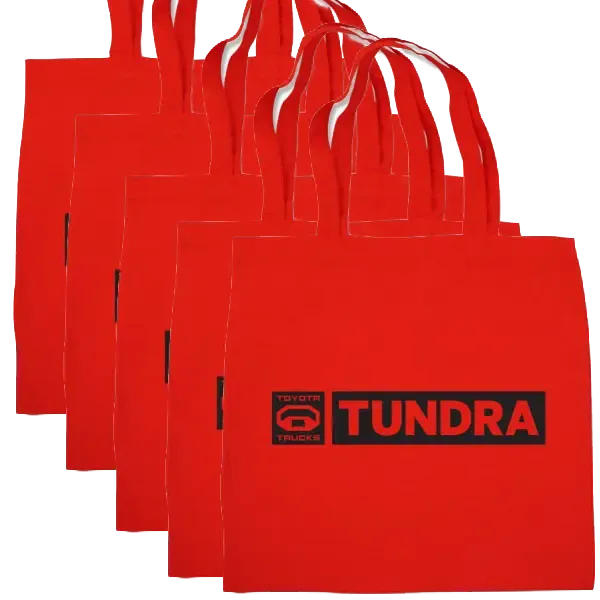 Budget Tote Bundle - 100 Bags- Your Choice of Imprint and Color