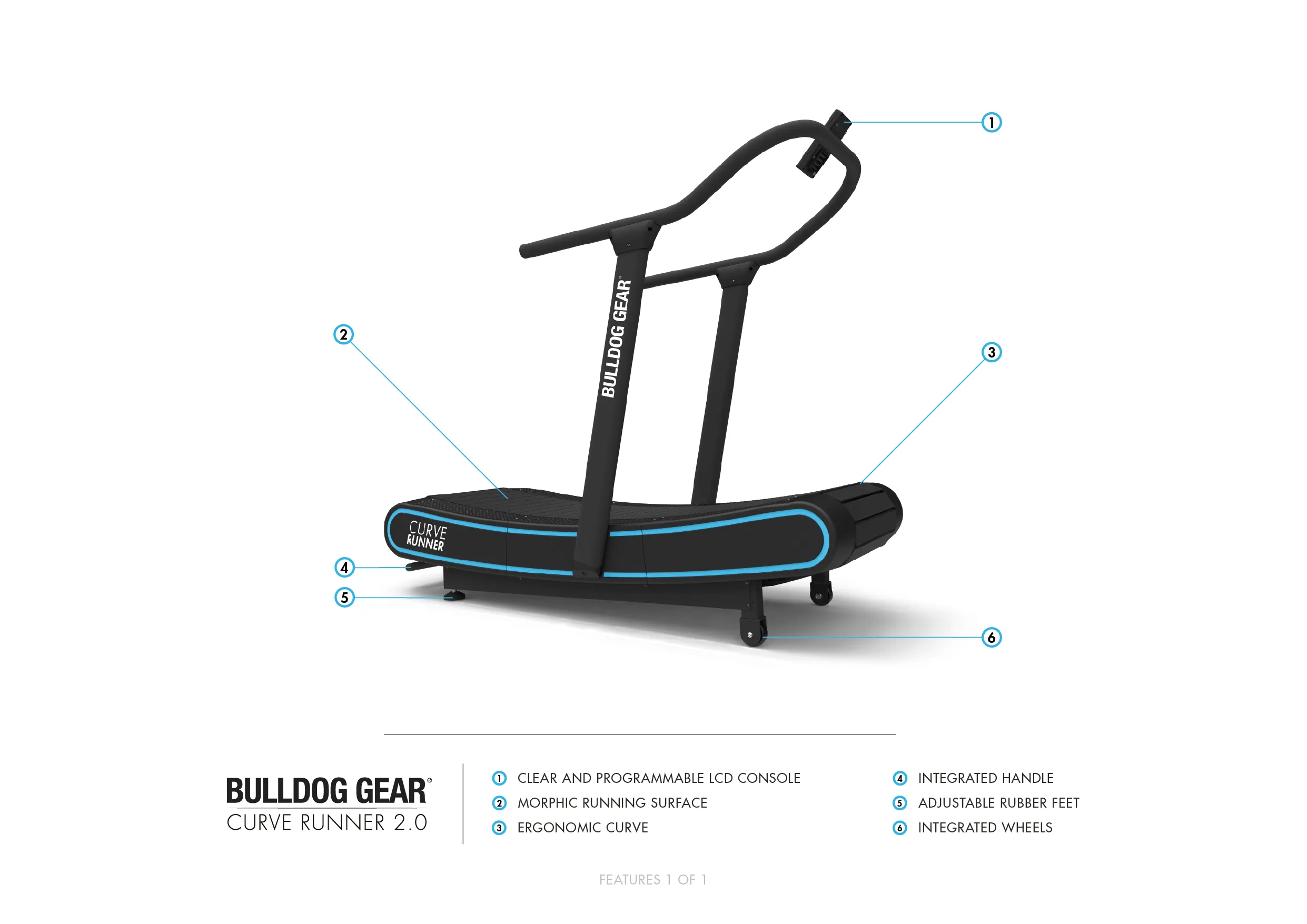 Bulldog Gear - Curve Runner Treadmill 2.0