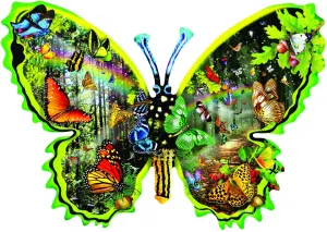 Butterfly Migration - 1000pc Shaped Jigsaw Puzzle By Sunsout