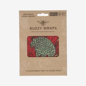 Buzzy Wraps Gift Set - Protea Red On White