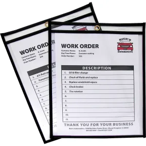 C-Line Shop Ticket Holders, Stitched