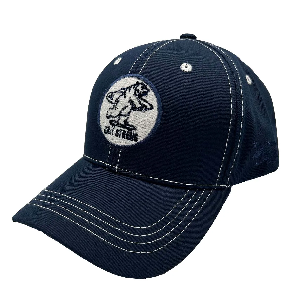 CALI Strong Classic Tactical Hat Morale Patch Blue White