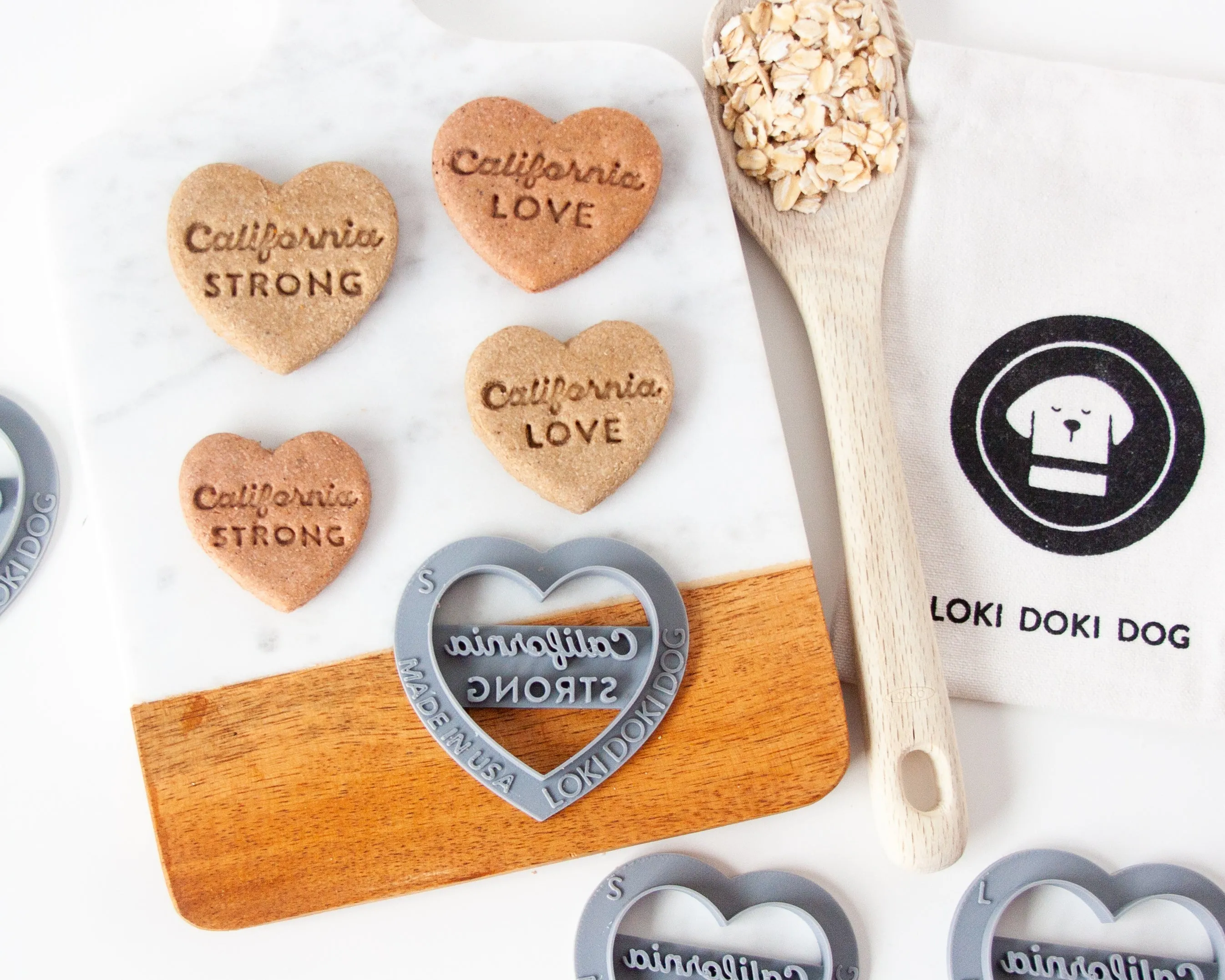 California State Love - Heart Shape Cookie Cutter (2 Styles Available)